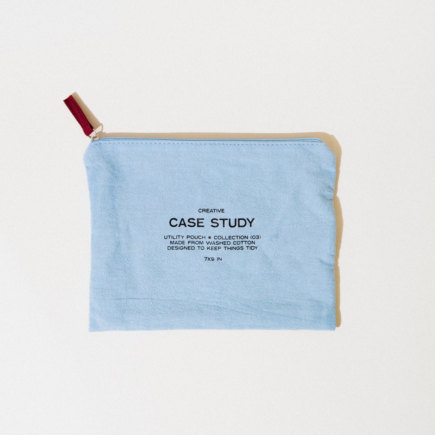 Case Study - Cotton Zipper Go Pouch – Two-Tone Pouch for Organization