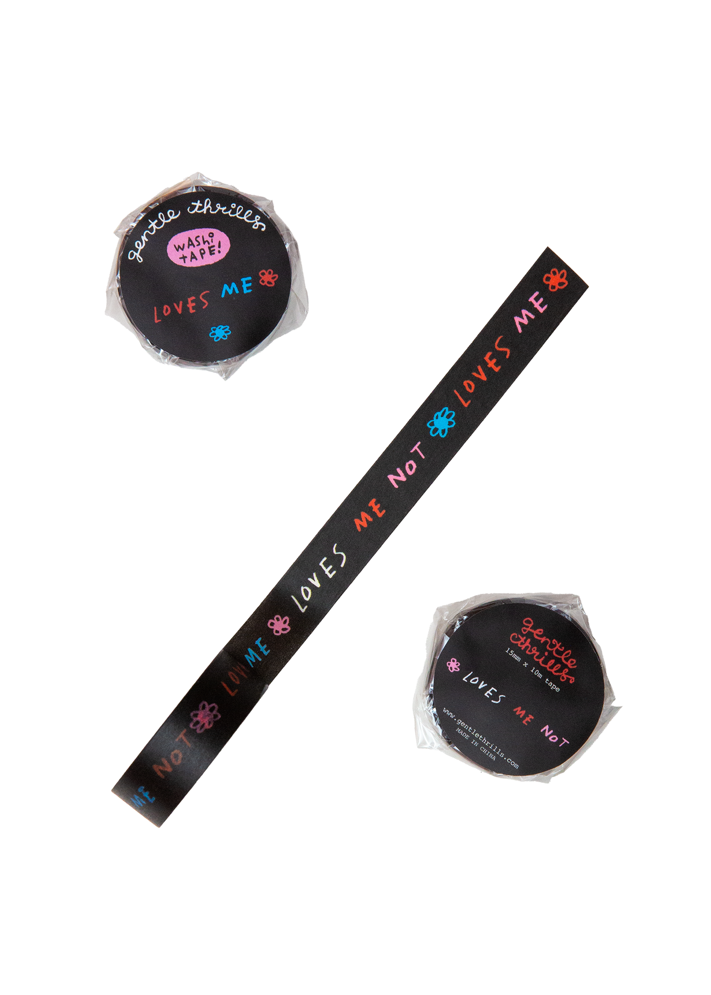 gentle thrills - Loves me not washi tape
