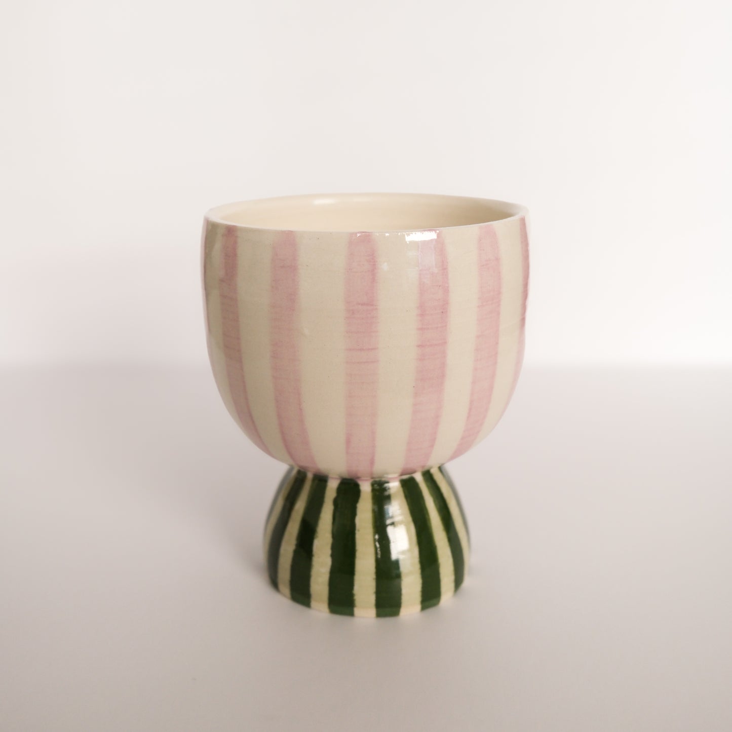 Purple Stripe Wine Cup