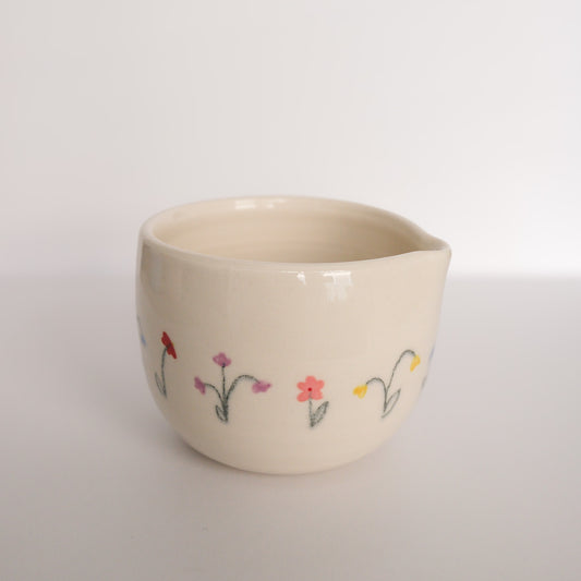 Wildflower Sketch Matcha Bowl