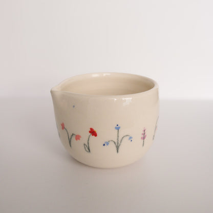 Wildflower Sketch Matcha Bowl