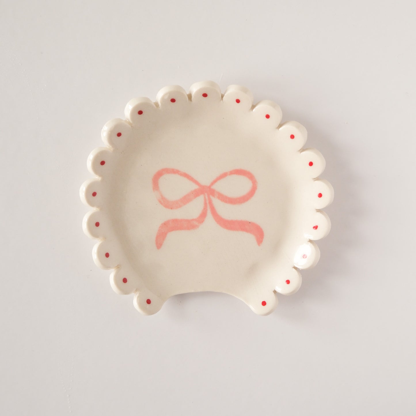 Pink Bow Spoon Rest