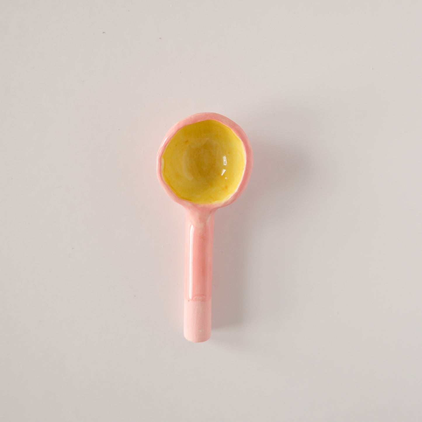 Yellow & Pink Colorblock Spoon