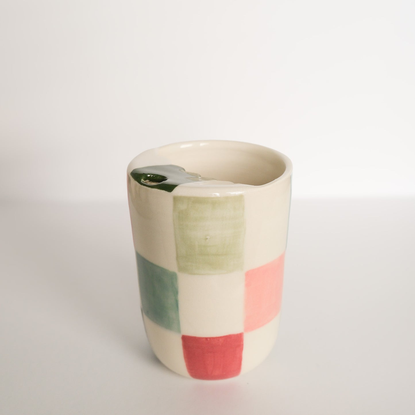 SECONDS Evergreen Checkerboard To-Go Cup (Copy)