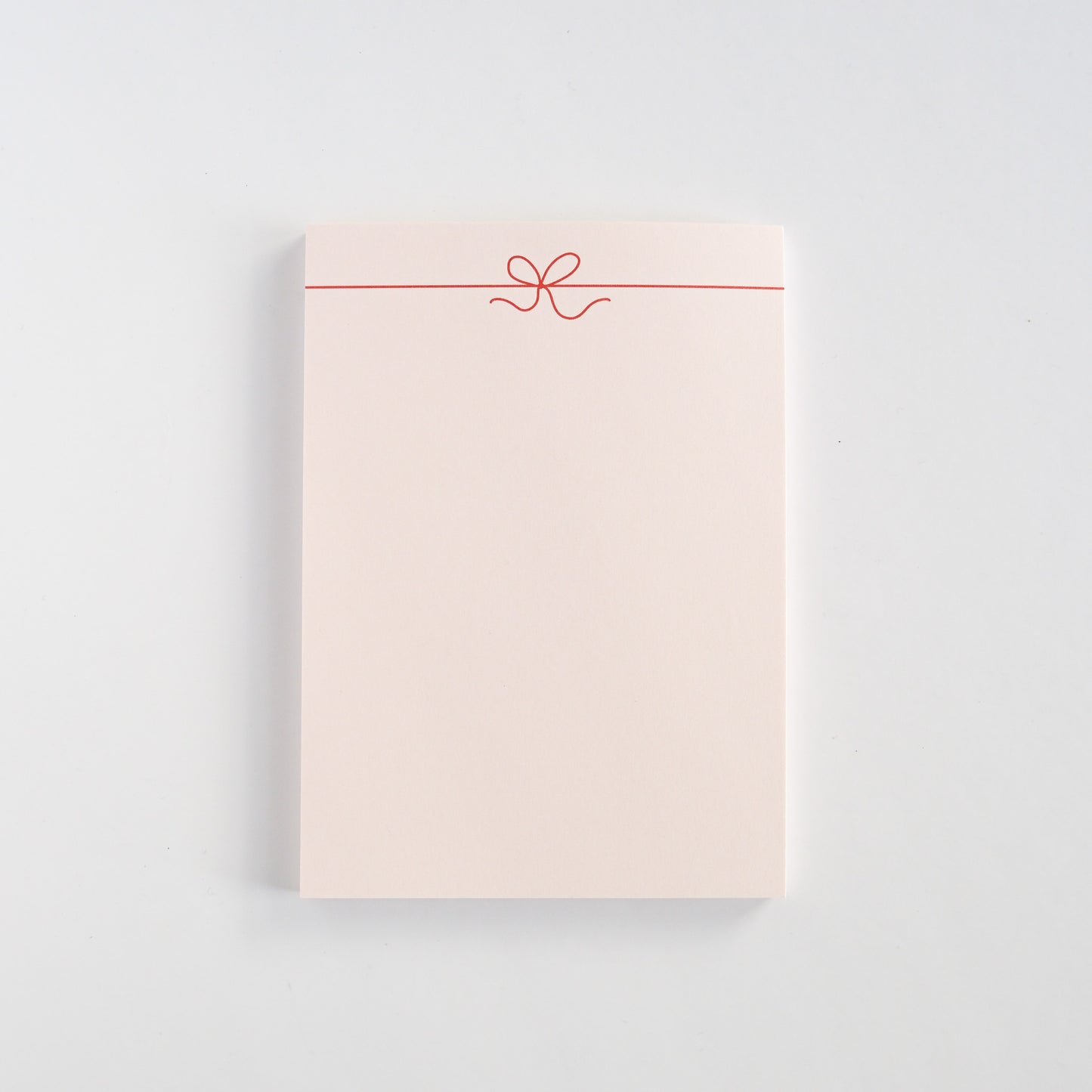 Pink Bow Notepad