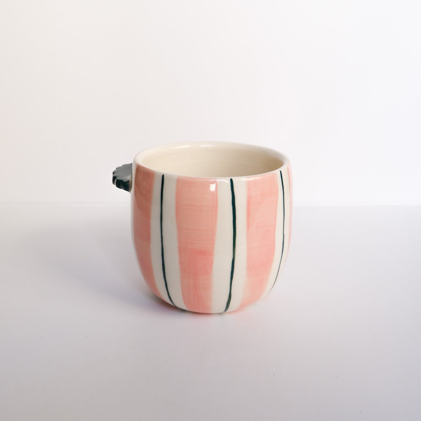 Pink Stripe Nubby Cup