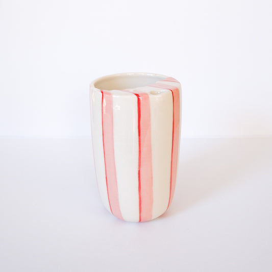 SECONDS Pink Stripe To-Go Cup