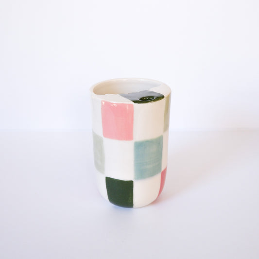 SECONDS Evergreen Checkerboard To-Go Cup