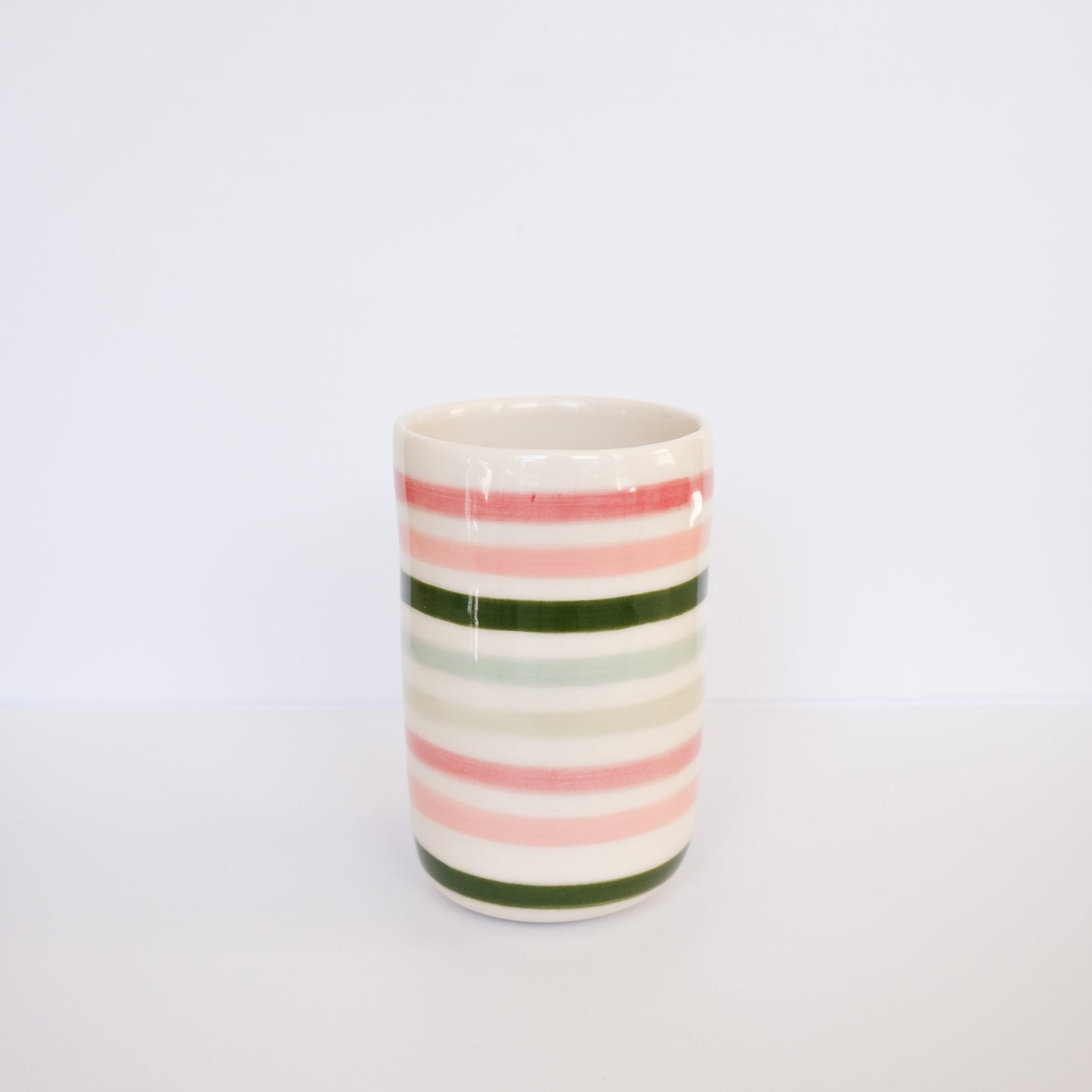 Evergreen Stripe Cup