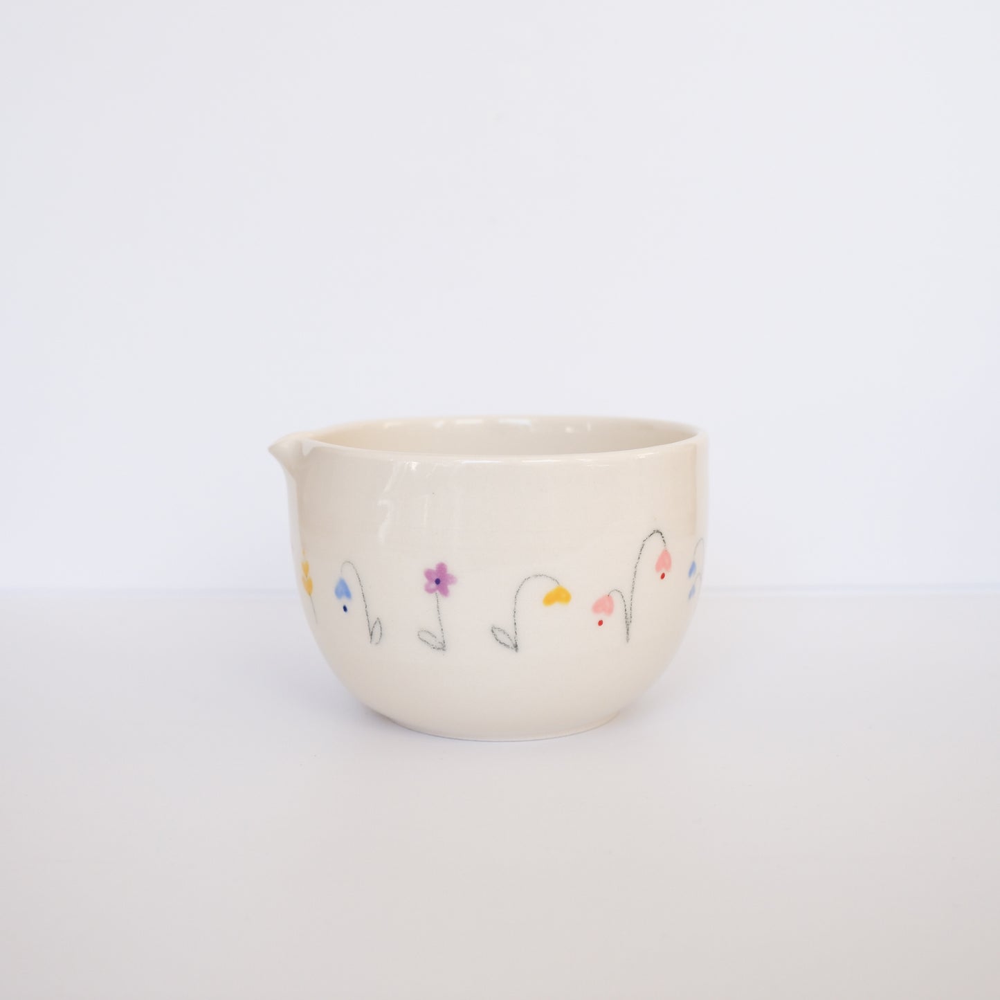 Wildflower Sketch Matcha Bowl