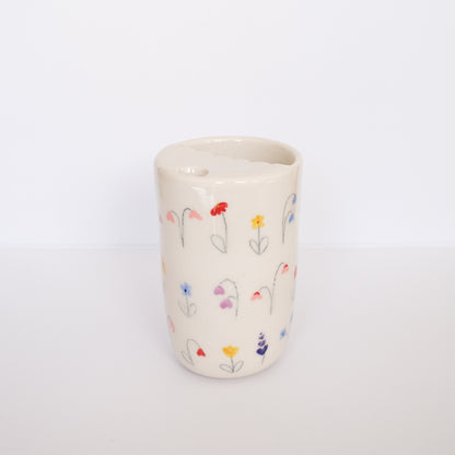 Wildflower Sketch To-Go Cup