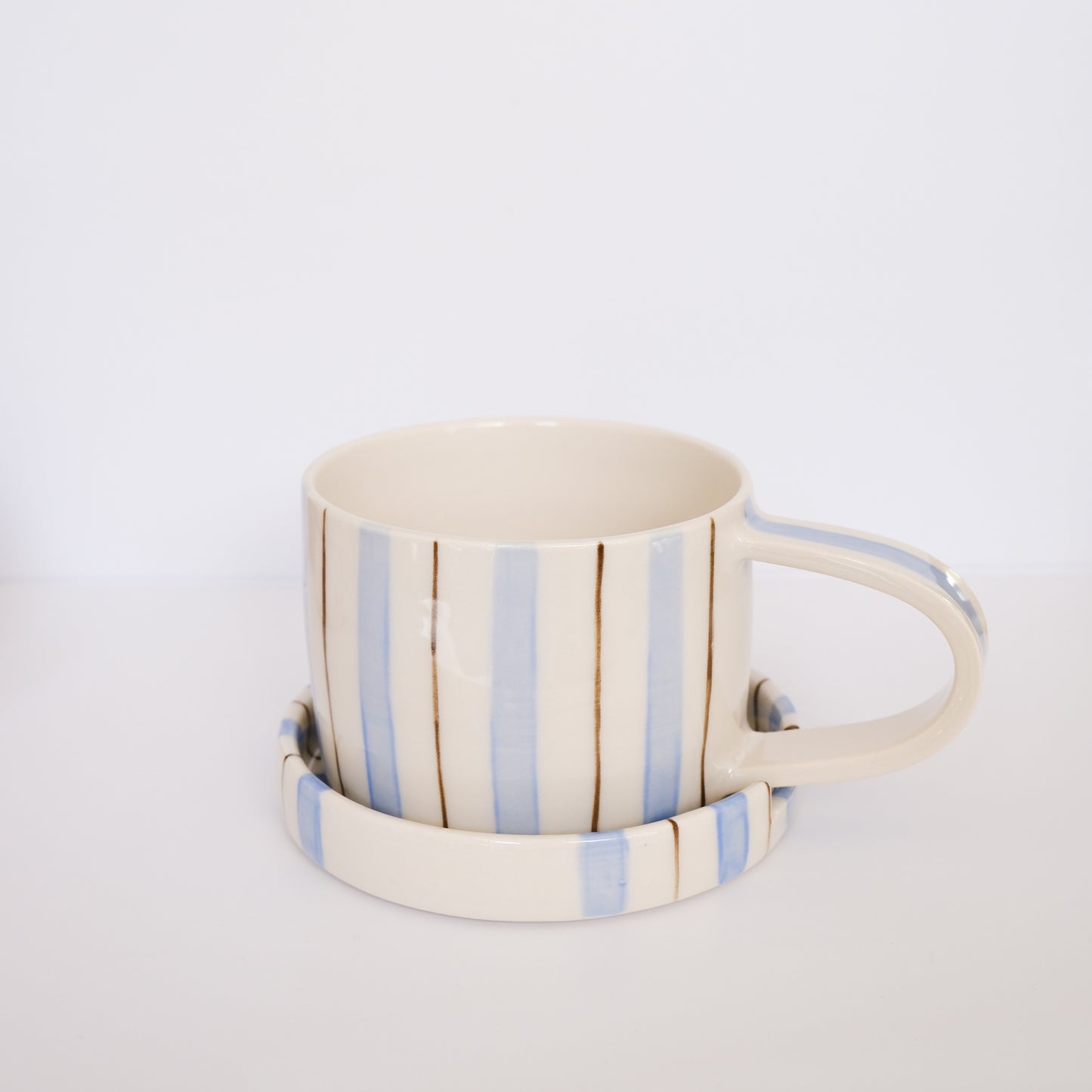 Blue Mug & Coaster Set