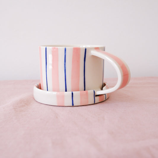 Pink Mug & Coaster Set