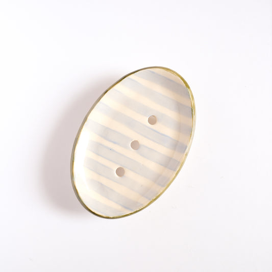 Striped Soap Dish