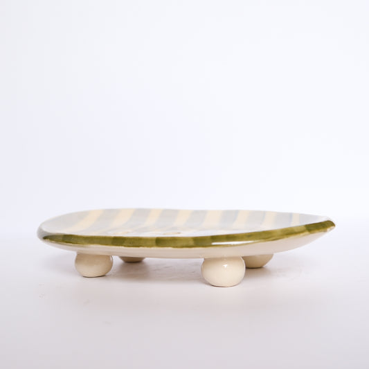 Striped Soap Dish