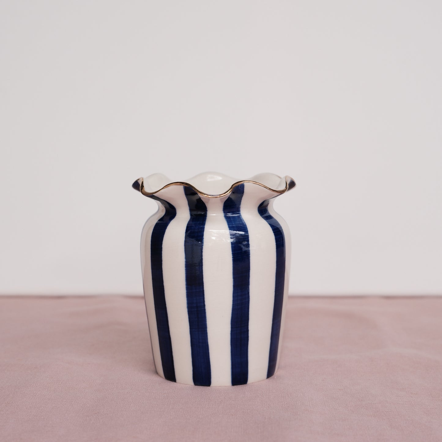 Gold Luster Bud Vase