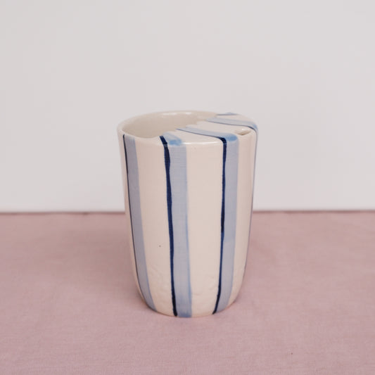 SECONDS Blue Stripe To-Go Cup