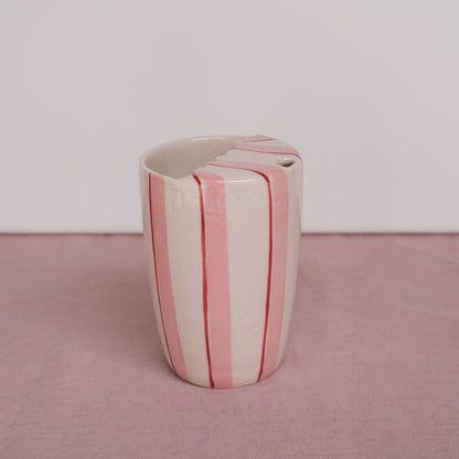 SECONDS Pink Stripe To-Go Cup