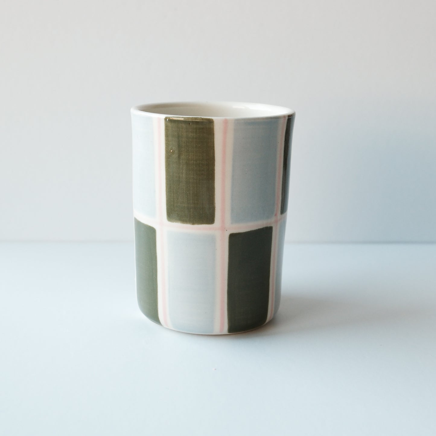 Pink Camo Checkerboard Cup