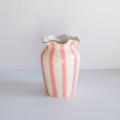 Gold Luster Bud Vase