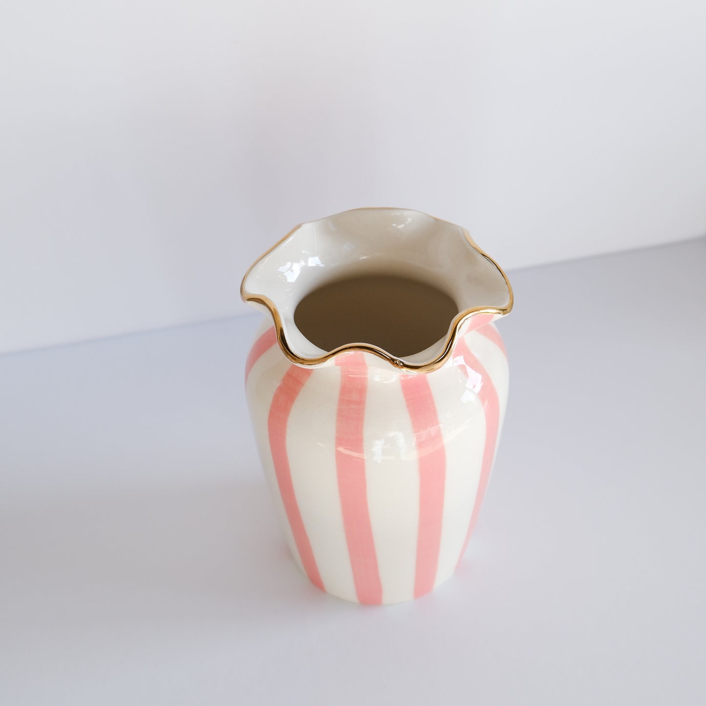 Gold Luster Bud Vase