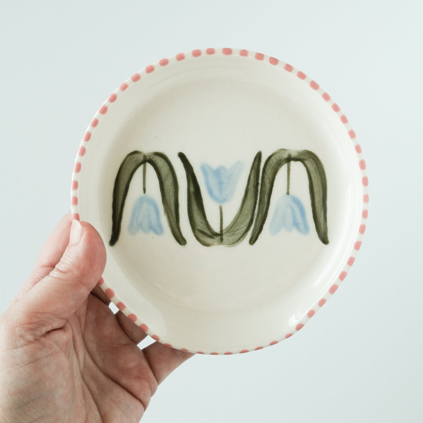 Blue Tulip Spoon Rest