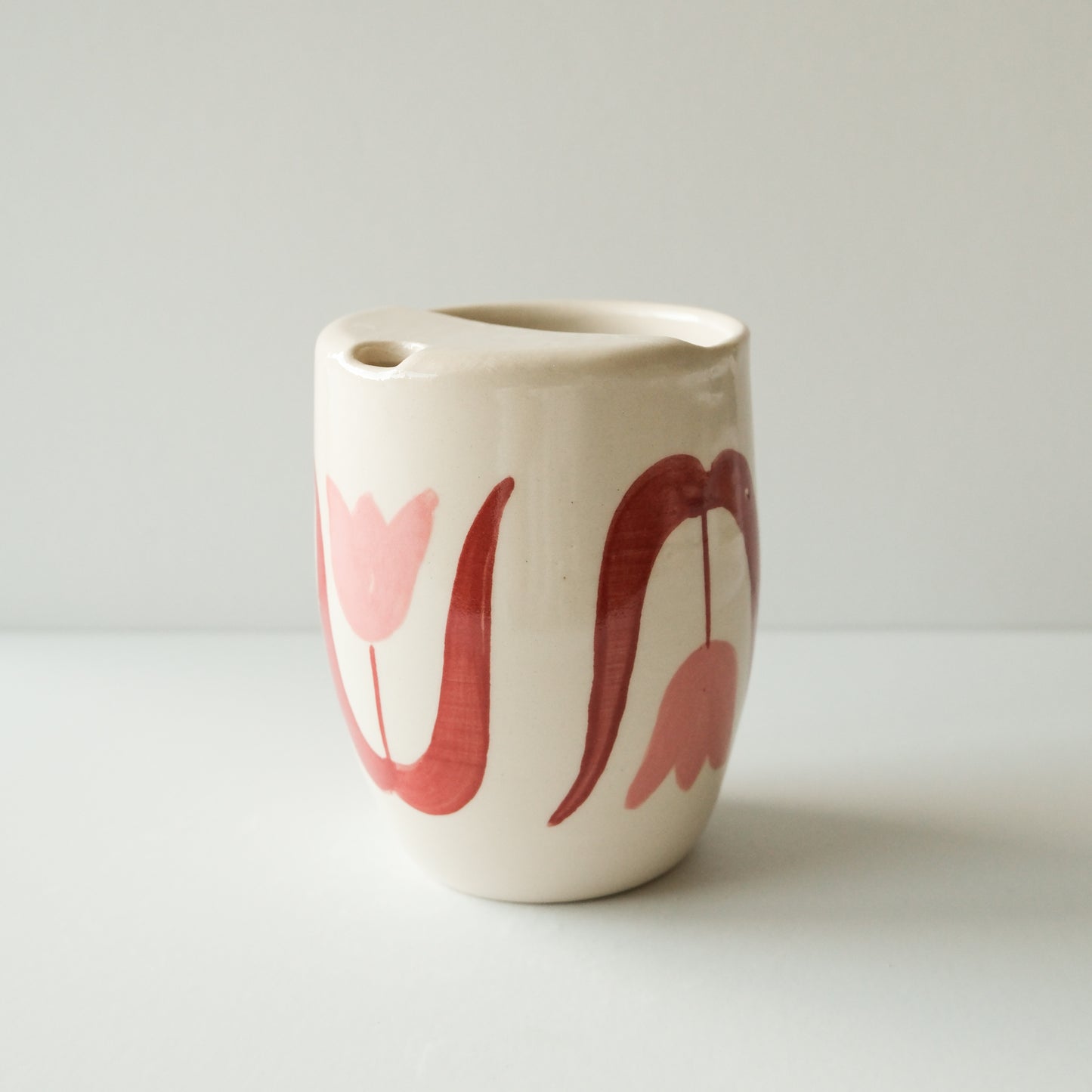 Pink Tulip To Go Cup