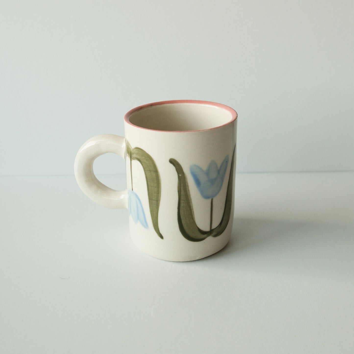 SECONDS Blue Tulip Mug