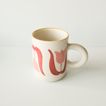 Pink Tulip Mug