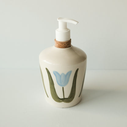 Blue Tulip Soap Dispenser