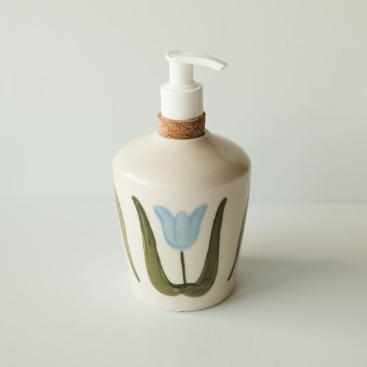Blue Tulip Soap Dispenser