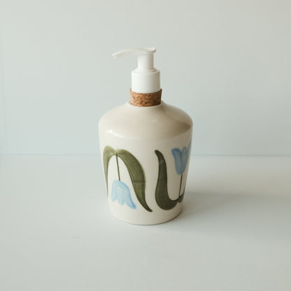 Blue Tulip Soap Dispenser