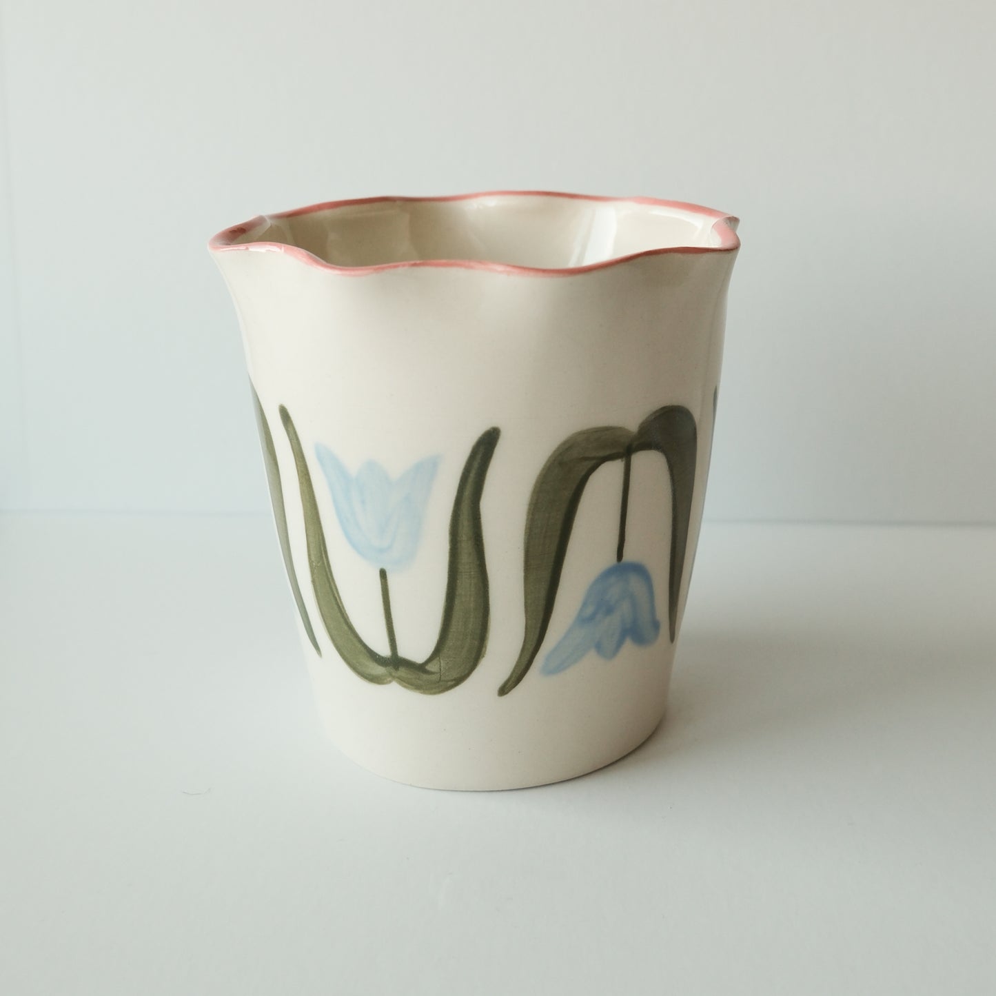 Blue Tulip Utensil Holder