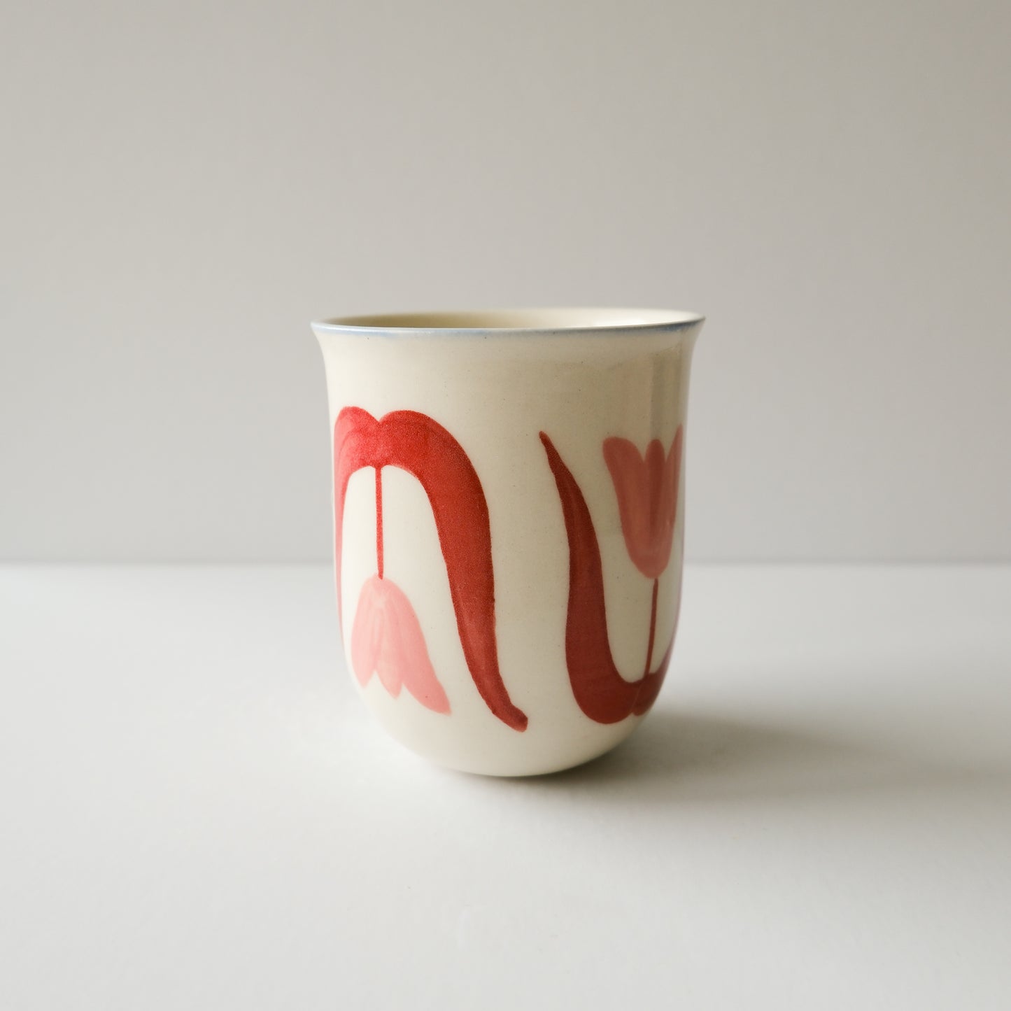 Pink Tulip Espresso Cup