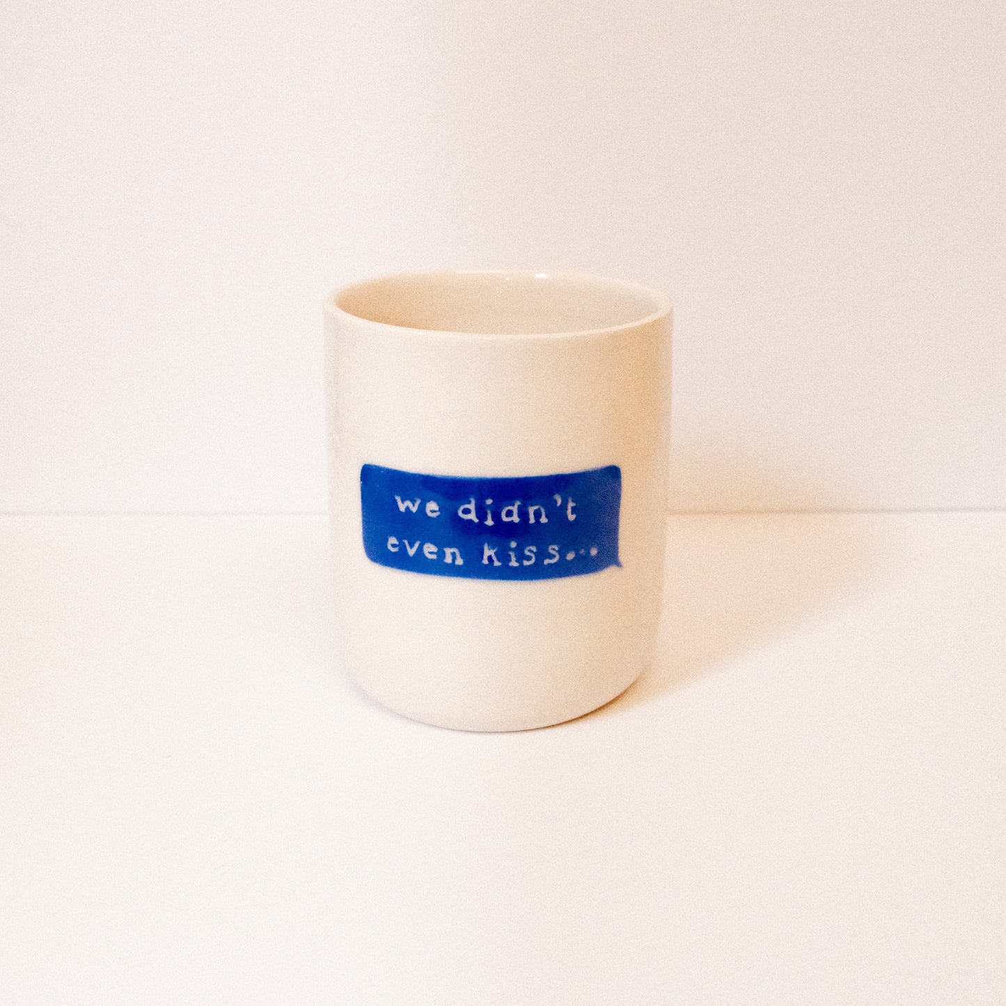 SAMPLE Heated Rivalry "We Didn't Even Kiss" Cup