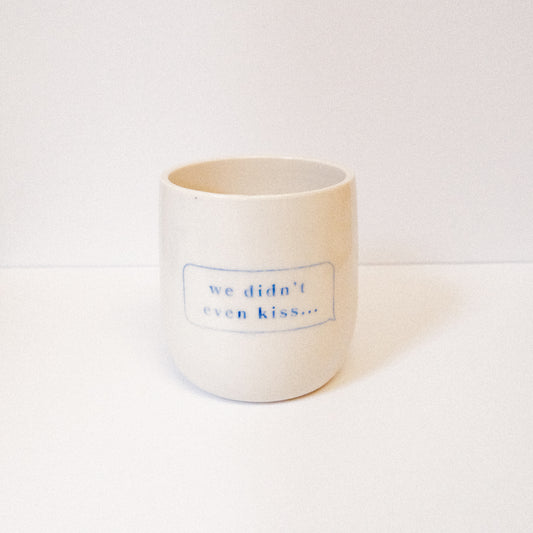 SECONDS Heated Rivalry "We Didn't Even Kiss" Short Cup: Blurred Text