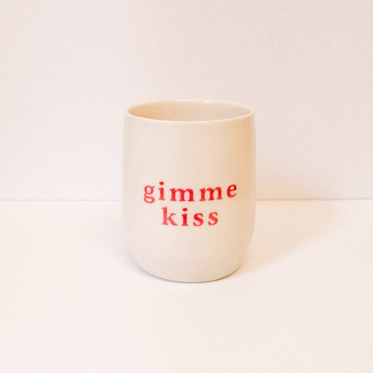 SECONDS Heated Rivalry "Gimme Kiss" Short Cup: Marked