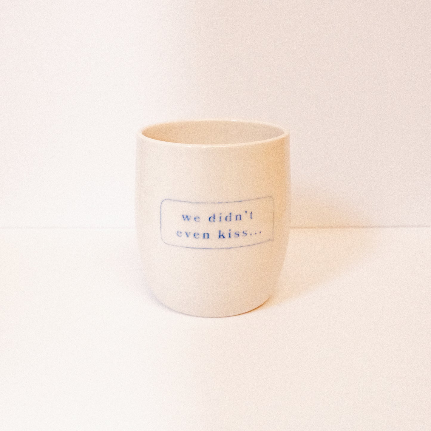 SECONDS We Didn't Even Kiss Short Cup: Warped Shape