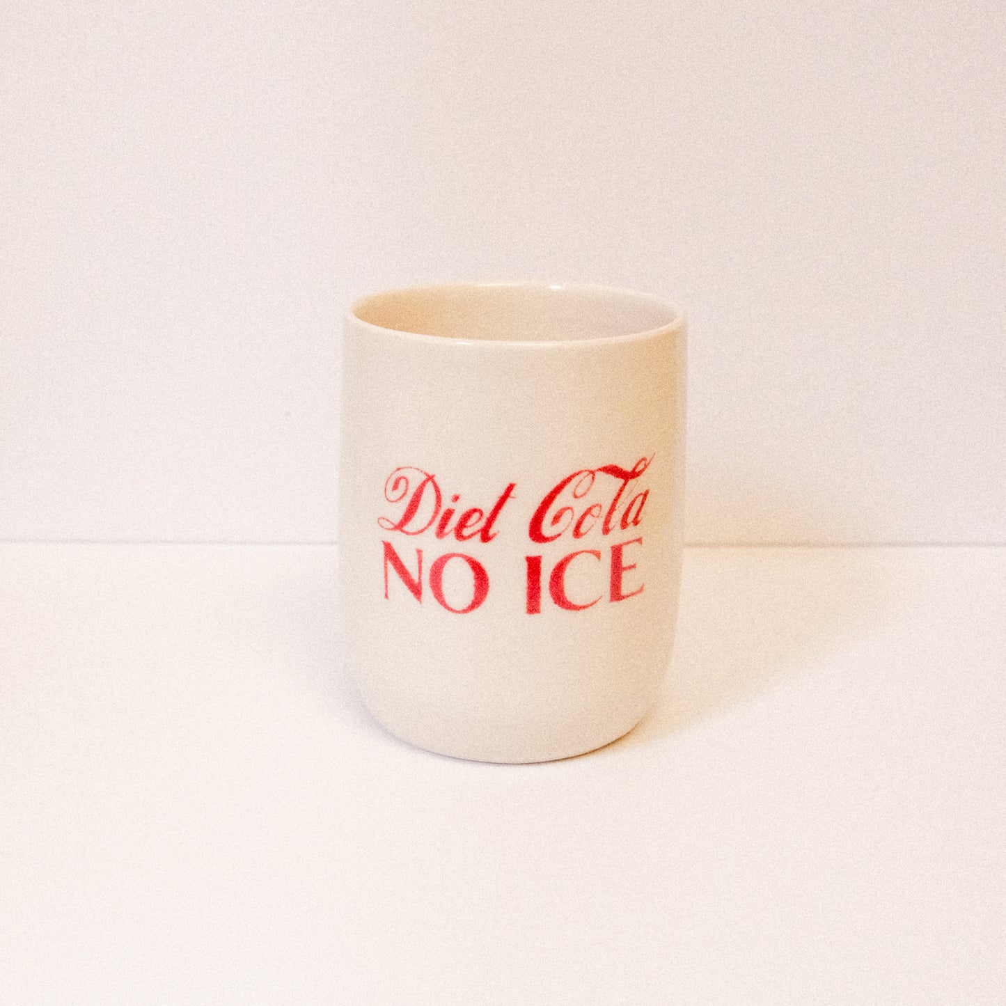 SECONDS Diet Coke No Ice Short Cup: Warped Shape