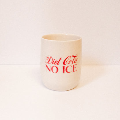 SECONDS Diet Coke No Ice Short Cup: Warped Shape