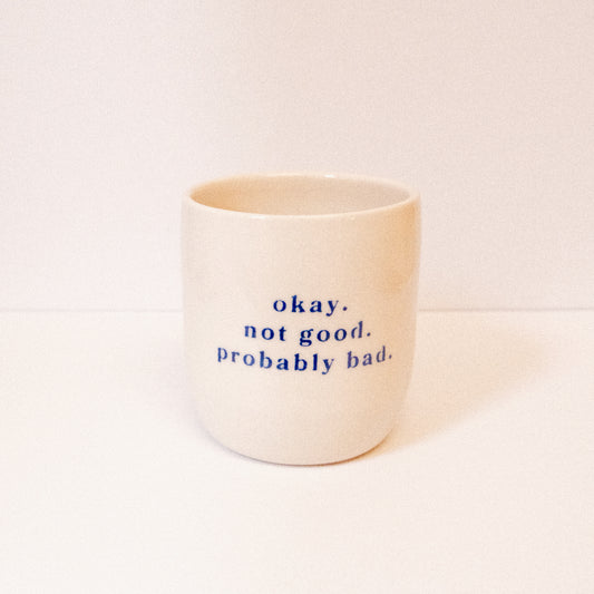 SECONDS Heated Rivalry "Probably Bad" Short Cup: Warped Shape
