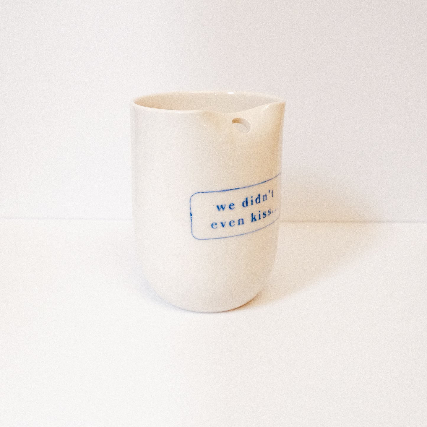 SECONDS Heated Rivalry "We Didn't Even Kiss" Straw Cup: Glaze Flaws