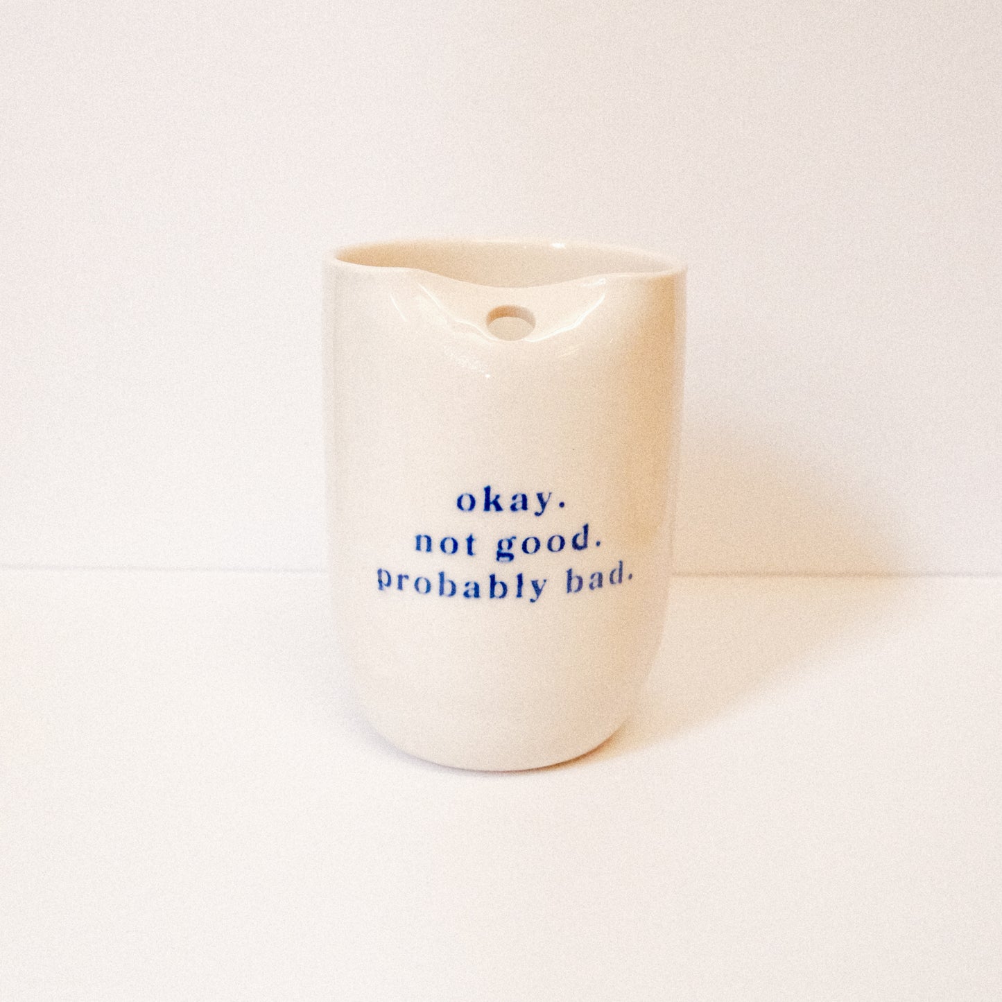 SECONDS Heated Rivalry "Probably Bad" Straw Cup: Glaze Flaws
