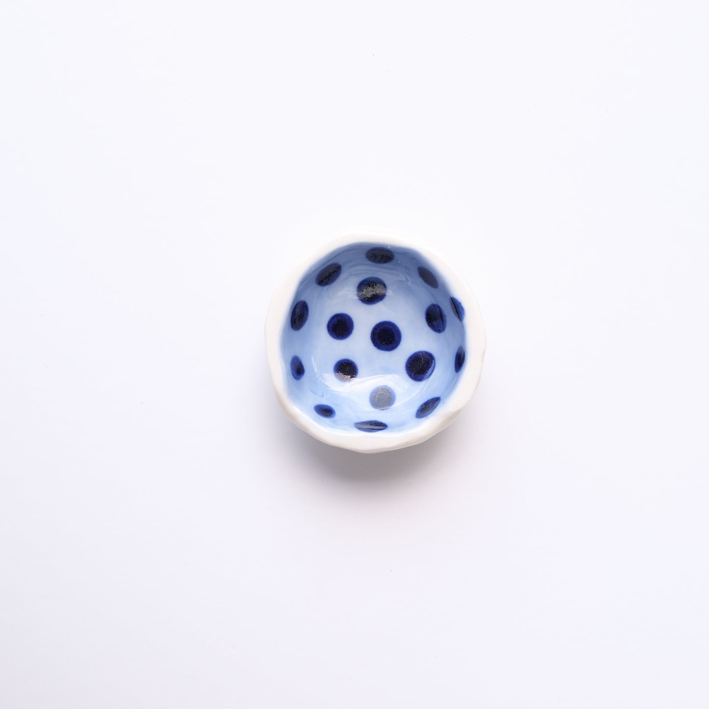 Polka Dot Mini Salt Bowl