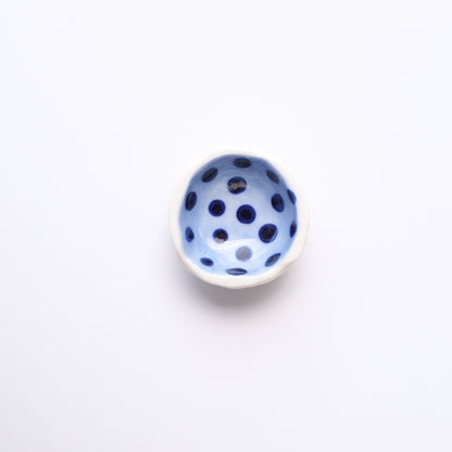 Polka Dot Mini Salt Bowl