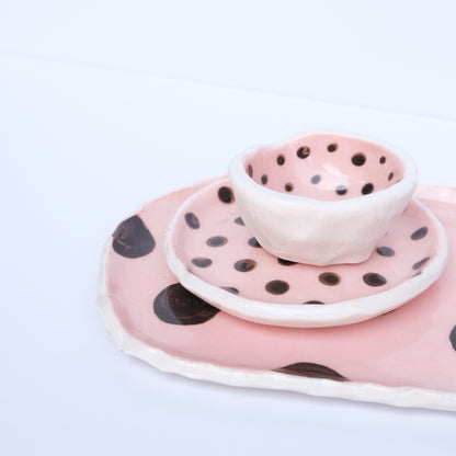Polka Dot Mini Salt Bowl