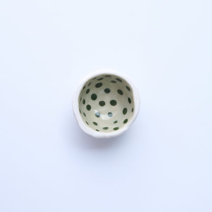 Polka Dot Mini Salt Bowl