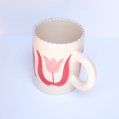 Pink Tulip Mug