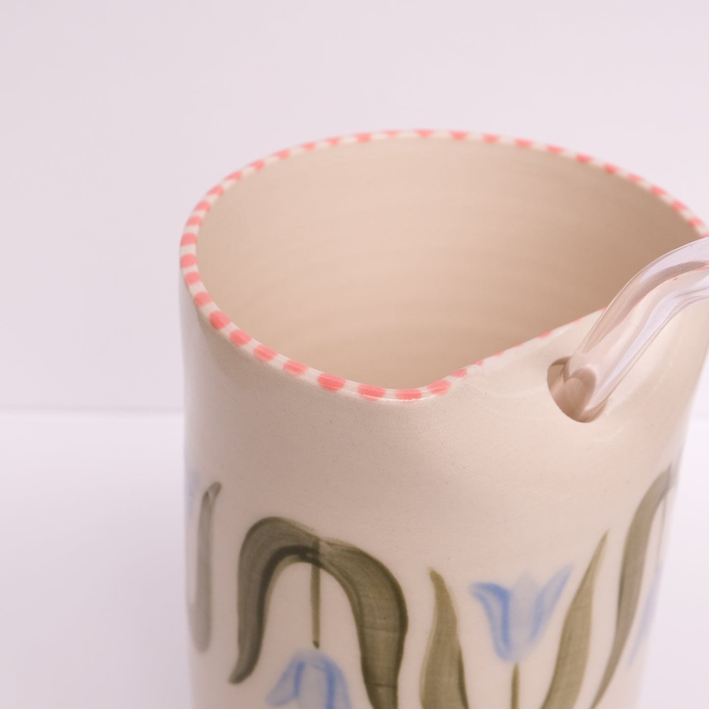 Blue Tulip Straw Tumbler