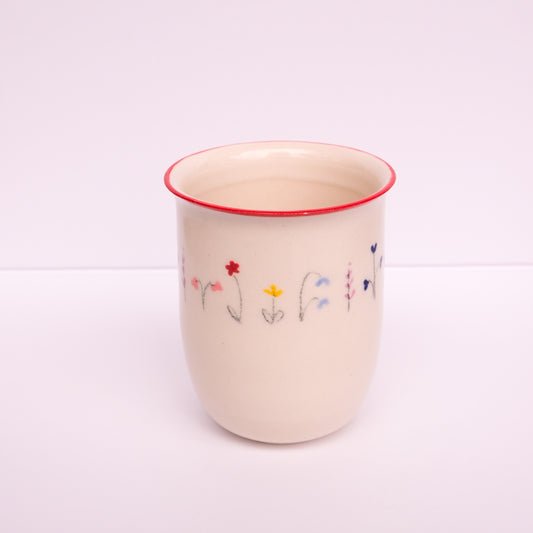Wildflower Sketch Espresso Cup